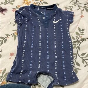 Nike Blue Kids One Piece Bodysuit